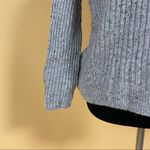 Michael Kors 🛍️ MICHAEL  Gray Wool Blend Ribbed Long Sleeve Crewneck Sweater XS Photo 2
