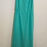 J.Crew  Factory Racerback Maxi Dress Green Photo 3