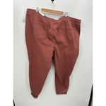Maurice's  Womens Rust Red Jogger Pants Size 4X NWT Drawstring Stretch Casual Photo 1