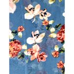 Sweet Storm  S Blue Floral Halter Keyhole Lined Maxi Sundress Summer Boho Y2K 90s Photo 11