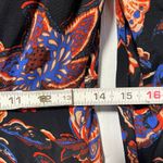 Whistles Black Ruby trailing bloom midi dress size 6 Photo 9