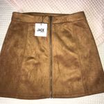 Jack by BB Dakota Faux Suede Zip-front Skirt Photo 1