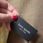 Kate Spade NWT  Yellow Floral One Piece Scoop Back Swimsuit Size Large Photo 1