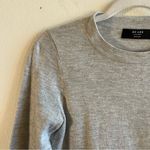 Brass Brand Sweater Gray Knit Crew Neck 3/4 Sleeves Top Sz M EUC Size M Photo 3