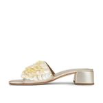 Jeffrey Campbell  Fishy Sandals in Cream Gold Combo 9 with box Womens Leather Photo 10