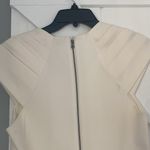 Alice + Olivia  Kiro Pleated Midi Dress Ivory , size 6, $495 Photo 3