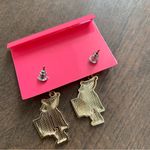 Betsey Johnson Santa Claus Christmas Earrings Photo 1