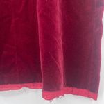 Majestic Vtg 60s  Velvet Pencil Skirt Sz 00 Burgundy Vamp Old Money Holiday Retro Photo 3