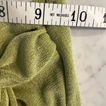 Princess Polly Skirt Womens Green Slit Knotted Waist Size 2 EUC Photo 3