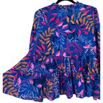 Lilly Pulitzer Sarita Long Sleeve Silk Top Borealis Blue Absolute Purrfection 14 Photo 7