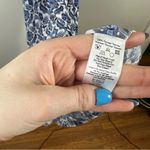 Rujuta Sheth x Anthropologie Marie White Blue Lotus Maxi Kaftan Dress Photo 7