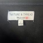 Madewell  Texture & Thread Crepe Womens Black Long Sleeve VNeck Blouse Size Small Photo 6