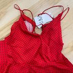 ZARA NEW  red polka dot dress Photo 9