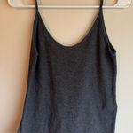 Brandy Melville  Dark Grey Ribbed Tank One Size Photo 0