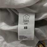 Farm Rio  Bead-embellished tie-front printed metallic fil coupé mini skirt x s Photo 6