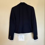 Ralph Lauren Lauren‎  Blazer Womens Size 6 Navy Blue Preppy Wool Blend Jacket Photo 6