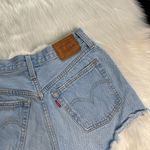 Levi's Levi’s Luxor Heat Light Wash High Rise Cut Offs Photo 6