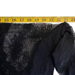 Woven Heart Womens Whimsigoth Black Lace Kimono Cardigan Size L Witchy Boho Photo 7