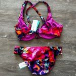 Seafolly Bikini in “Party Scene” Underwire Top US Size 6, Bottom US Size 4 NWT Photo 1