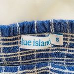 Blue Island cropped pant with tassel detail size SMALL Photo 4