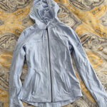 Lululemon  Hooded Define Jacket NULU pastel blue size 8 Photo 0