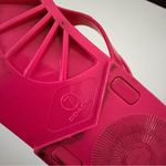 Coach Pink Jelly Sandals with Gold Horse and Carriage Logo 7 Photo 3