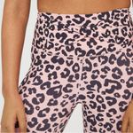 Aerie Offline  Real Me Twisted‎ Front High Waisted Leggings Pink Leopard Small Photo 4