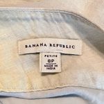 Banana Republic  Linen Blend A Line Midi Skirt Women’s Size 8 Petite Lined Pastel Photo 5