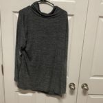 Gray 1/3 zip up‎ long sleeve tight light knit sweater women's size 2XL WS2 Photo 5