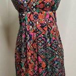 Material Girl Colorful Mini Dress Side Cut Outs Juniors Size Small Geometric Photo 0