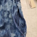 Urban Outfitters 𝅺Life in Progress LARGE  Blue Acid Wash Shirt dress Boho Belted Photo 8