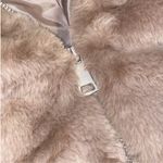 Bagatelle  NYC Cream Hooded Faux Fur Coat M Photo 3