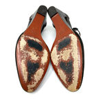 Donald J. Pliner size 6.5 M Couture France made in Italy leather‎ suede wedges Brown Photo 6