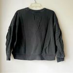 Madewell MWL Betterterry Black Crewneck Sweatshirt M Photo 7
