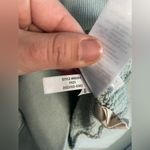 Madewell  Green Mint MWL Airyterry Half-Zip 100% Cotton Tunic Sweatshirt Sz S Photo 5