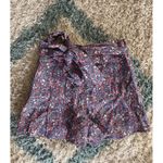 J.Crew Women's Liberty Floral Print Tie Waist Shorts Size 6 New with Tag Blue Photo 1