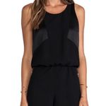 Parker NWT  $286 Regina Sleeveless Romper Jumper, sz M black Photo 2