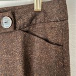 Harold’s Women’s Size 2 Wool and Silk Blend Brown Speckled Trousers Pants office Photo 3