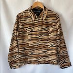 SilkLand pure silk Women's size 6 Animal Print Blazer Photo 1