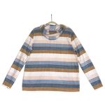 O'Neill Half Zip Fleece Polar Hoodie Pullover Women L Striped Everyday Comfort Photo 4