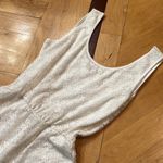 Only  Woman’s white and gold lace flower dress Photo 2