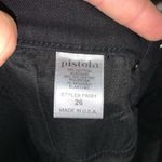 Pistola  black stretchy ankle raw hem slimming normcore 26 jeans Photo 2