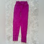 PINK - Victoria's Secret hot pink VS PINK tie waist workout leggings Photo 3