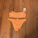 ANDIE  Bikini Set Maui Top Cheeky Bottom size‎ Small Papaya Orange NWT/NWOT Photo 3