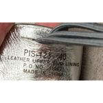 Alegria  PIS-123 Womens Leather Thong Sandals Studs Size‎ 40 Silver Black Photo 3