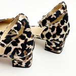 CAbi Kiki Leopard Print Adjustable Ankle Straps Closed Toe Block Heels Size 9 Photo 8