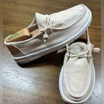 Hey Dude  Women’s Size 8 Wendy Slub Canvas Natural Slip On Shoe Photo 0