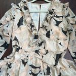 Luxxel  Blush Floral Ruffle Dress Ruffle Size Large Photo 8
