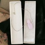 Glass Pendant Necklaces Pink Photo 7