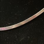 Claire’s silver tone smooth snake chain necklace 14” wearable length Photo 1
